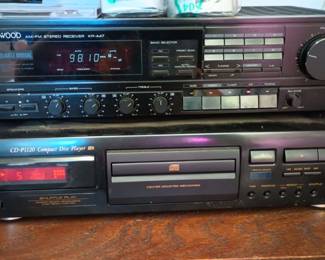 Kenwood Stereo Receiver - KR-A47, TEAC Compact Disc Player - CD-P1120
