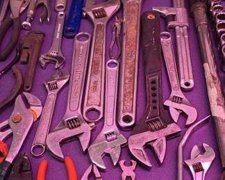 Assortment of Hand Tools - Mallets, Hammers, Wrenches, Pliers, Sockets