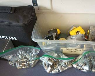 Assortment of Sockets, Measuring Tapes