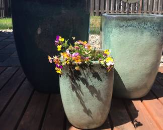 Assortment of Ceramic Planters