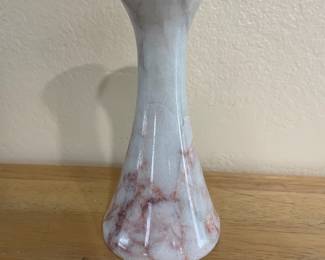 Carved Marble Candle Stick Holder