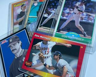 Assortment of Baseball, Basketball and Football Cards