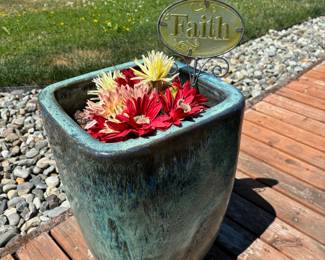 Assortment of Large Ceramic Planters