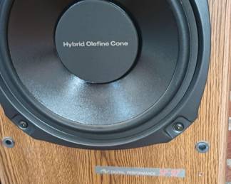 Pair JVC Oak Veneer Floor Speakers - SP-97