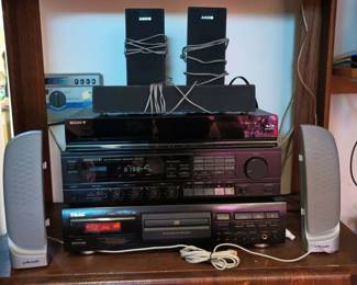 Kenwood Stereo Receiver - KR-A47, TEAC Compact Disc Player - CD-P1120