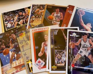 Assortment of Baseball, Basketball and Football Cards