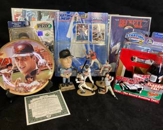 Cal Ripken Jr Bradford Collectible Plate Starting Lineup 2 Figurines 1995 Coke Bottles