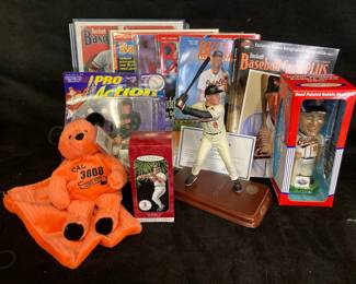 Cal Ripken Jr Danbury Mint Figurine All Star Game Bobble Head Hallmark Ornament With Card