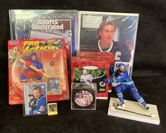 Wayne Gretzky Hallmark Ornaments Ryan Miller Team USA Puck And Commemorative Sports Illustrated