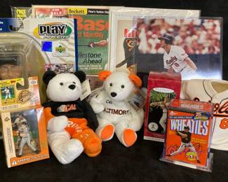 Cal Ripken Jr 24k Gold Signature Wheaties Box Autographed Photograph Hallmark Ornament With Collectible Card