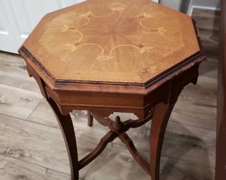 ANTIQUE INLAID TABLE