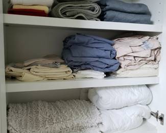 LINENS, SHEETS AND TOWELS