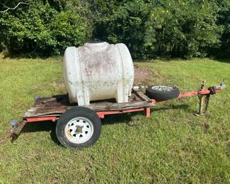 Trailer with Water Tank