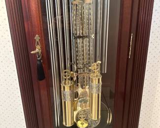 Howard Miller Grandfather Anniversary Clock with 9 Tubes BUY IT NOW $600