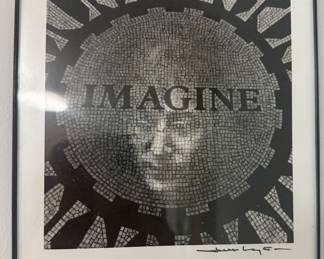  Imagine Signed By John Lennon