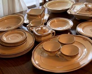 W. H. Grindley and Co. LTD China Set in Ivory