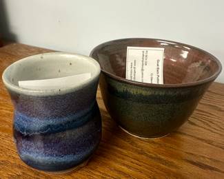 Pottery signed