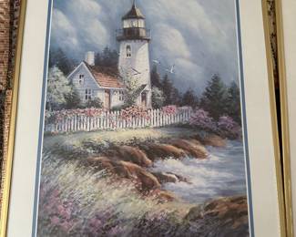 Coastal Decor art of light houses