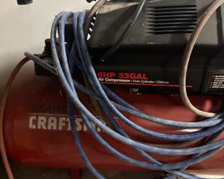 Craftsman 6HP 33 Gal Air Compressor- Twin Cylinder/OilFree