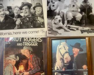 Vintage Posters of I love Lucy, Little Rascals, Hopalong Cassidy, Comic Book Of Roy Rogers and Trigger