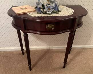 Demilune Antique Entry Table