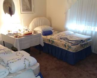 Second twin bed 