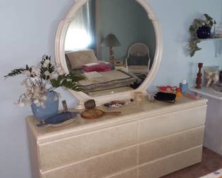 MCM dresser with mirror 
