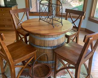 Wine bistro set