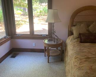 side tables & single bed