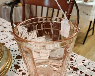 Depression pink ice bucket