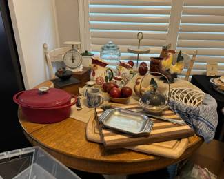 French Country home decor and cooking items.