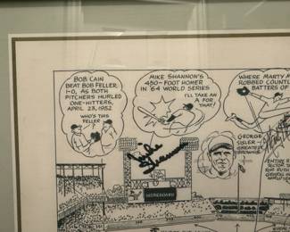 St. Louis Cardinals signed sketch.