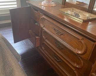 Close up of dresser.