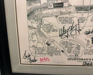 St. Louis Cardinals signed sketch.