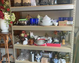 Misc kitchenware and home decor.
