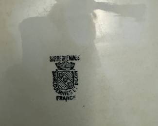 Circa 1920's French cane seated chamber pot