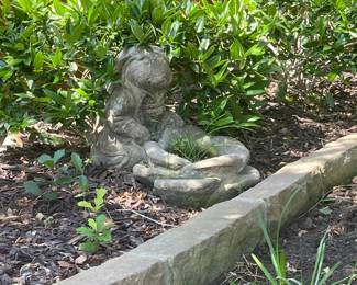 Cement decor for garden.