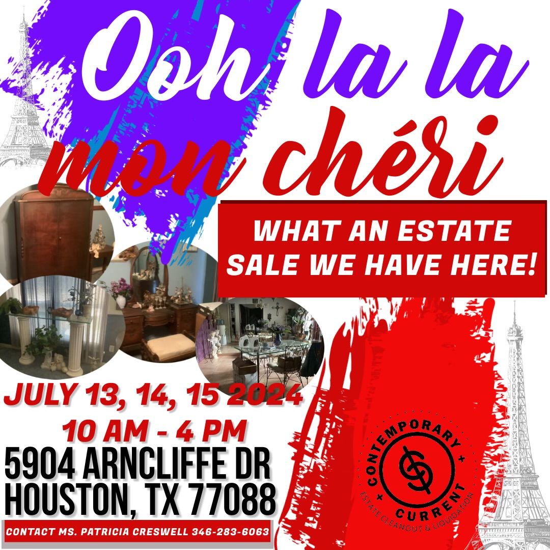 Ooh La La Mon Cheri Estate Sale After The... starts on 7/13/2024