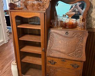 Antique Oak side by side