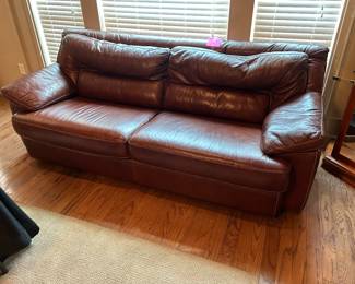 Leather sofa