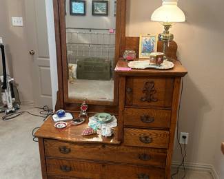 Antique Oak side by side