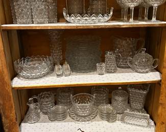 Lots of American Fostoria glassware