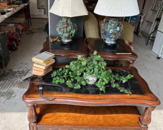 Set of three living room tables