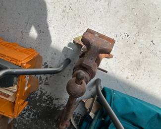 Antique horse leg holder