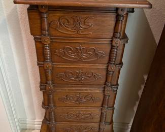 Antique Sewing Cabinet, very cool!