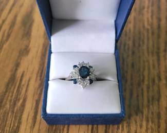 sapphire and diamond ring appointment only