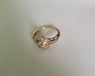 Gold and diamond ring will be available at the sale, some of the other more expensive pieces will be by appointment only.
