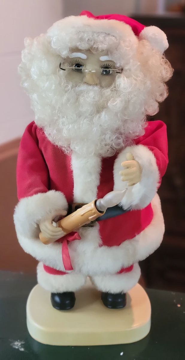 Vintage animated Santa