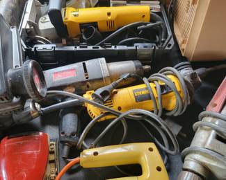 Assorted power tools
