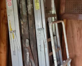 Assorted ladders